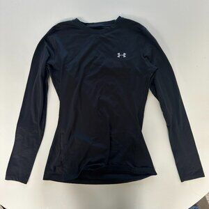 Under Armor Cold Gear Crew Neck Black Long Sleeve M